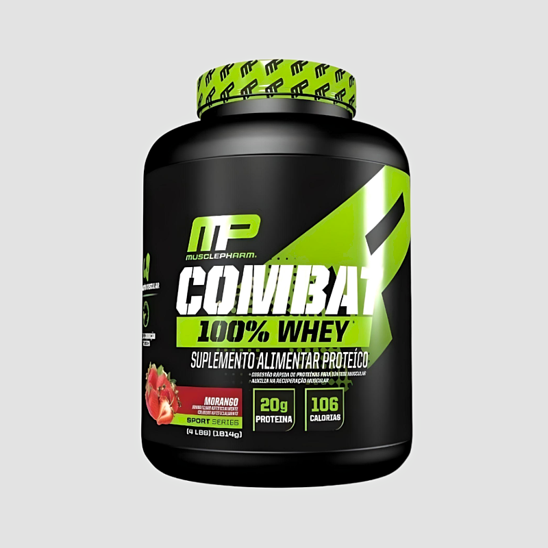 Combat 100% Whey 1,8kg 72 Porções - Muscle Pharm - Foto 0