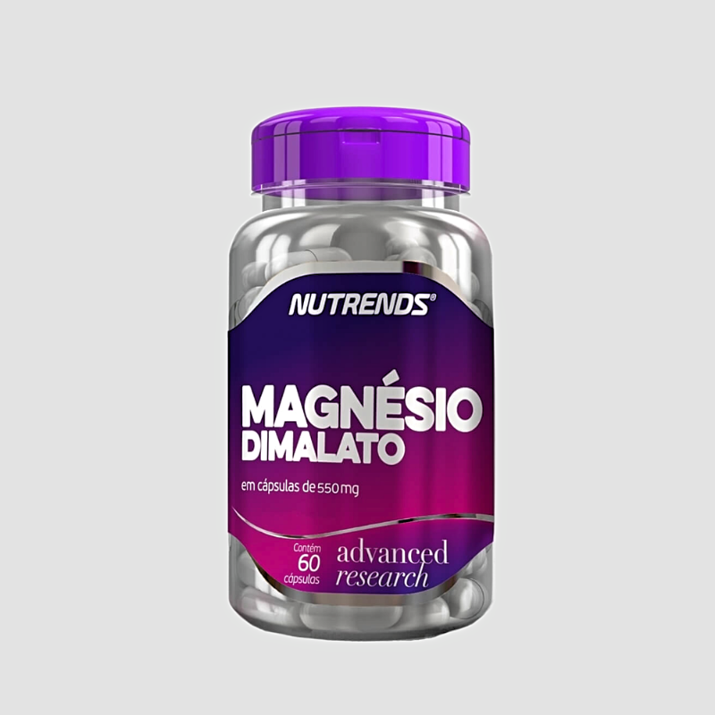 Magnésio Dimalato 550mg 60 Caps - Nutrends - Foto 0