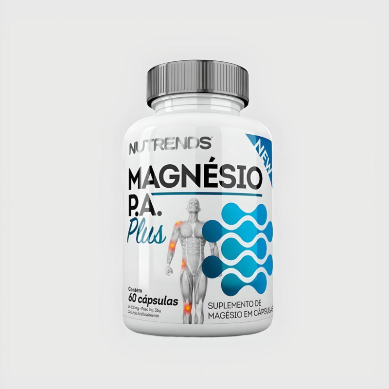 Magnesio P.A. Plus 600mg 60 Caps - Nutrends - Foto 0