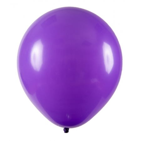 Balão Latex N9 50un Roxo  - Amalu