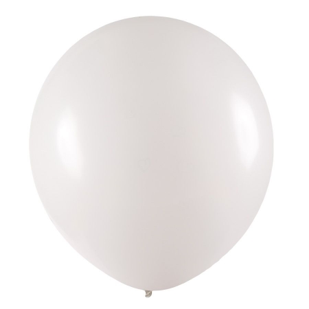 Balão Liso Latex N24 3un Branco - ArtLatex 