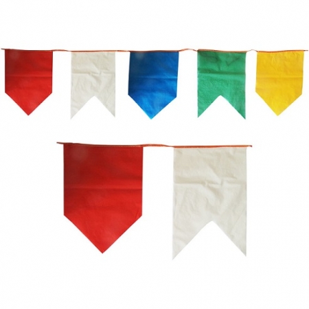 Bandeirinha Colorida De Papel Ref: 1113 C/10m Real Seda un