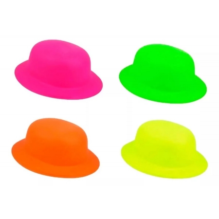 Chapéu de Plástico Neon Coquinho un - YDH
