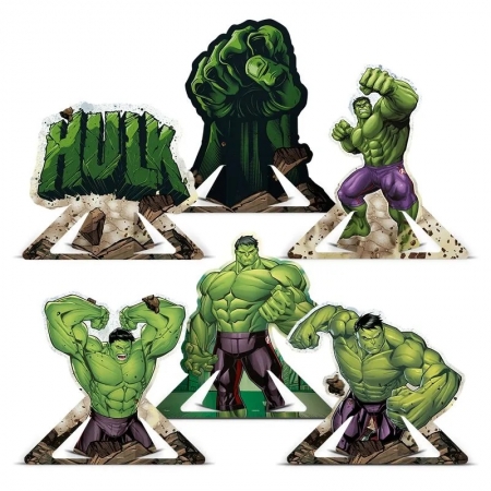 Decoração de Mesa Hulk Core 1183087 C/6un - Regina