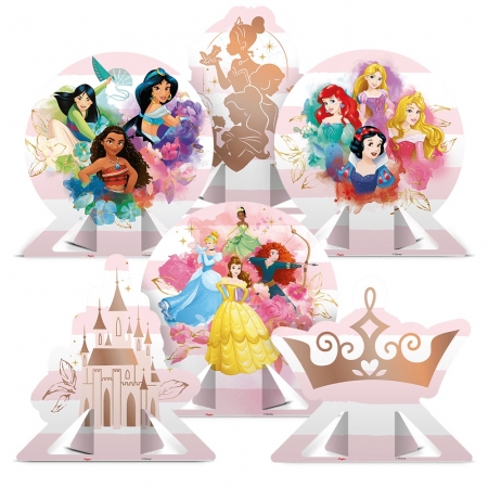 Decoração de Mesa princesas Disney 1172700 C/6un - Regina