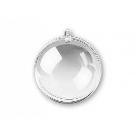 Esfera Acrílica Transparente 10cm 6un - Casteplastic