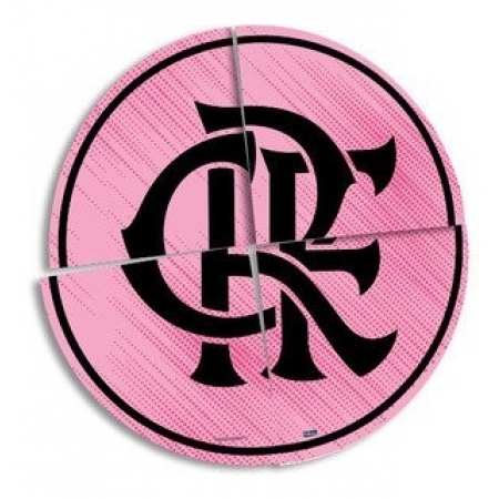 Painel para Decoração Flamengo Rosa Festcolor 90CM