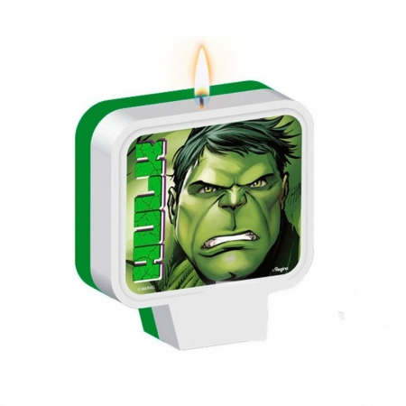 Vela Hulk Animação - Unitária 1 uni.