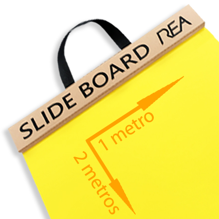 Slide Board Duplo - Amarelo c/ Apoio Cru