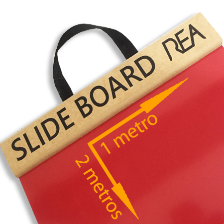 Slide Board Duplo Vermelho c/ Apoio Cru