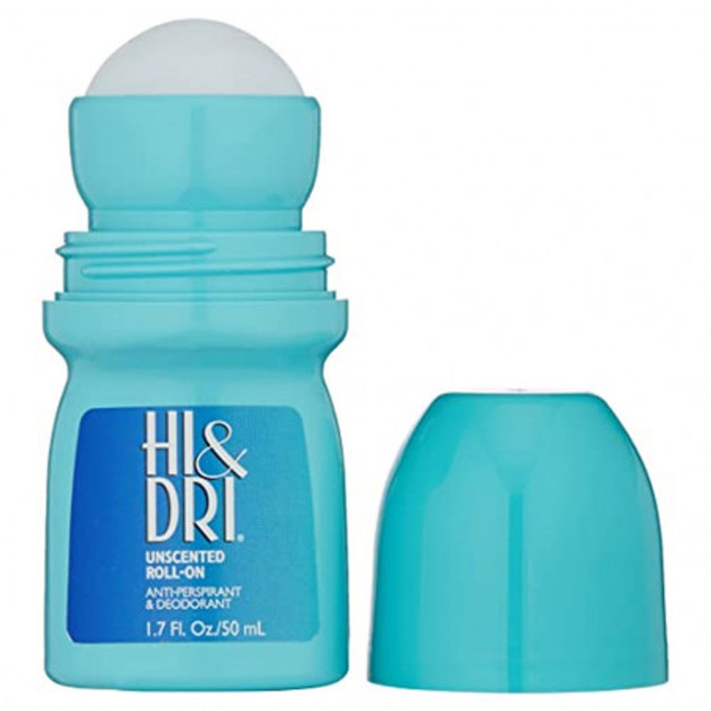 Hi  & Dri  Verde  Unscented Desodorante   Roll -On  50Ml