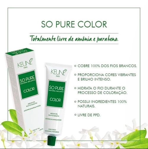 Keune  So Pure Color  5.14 Castanho Claro Caramelo