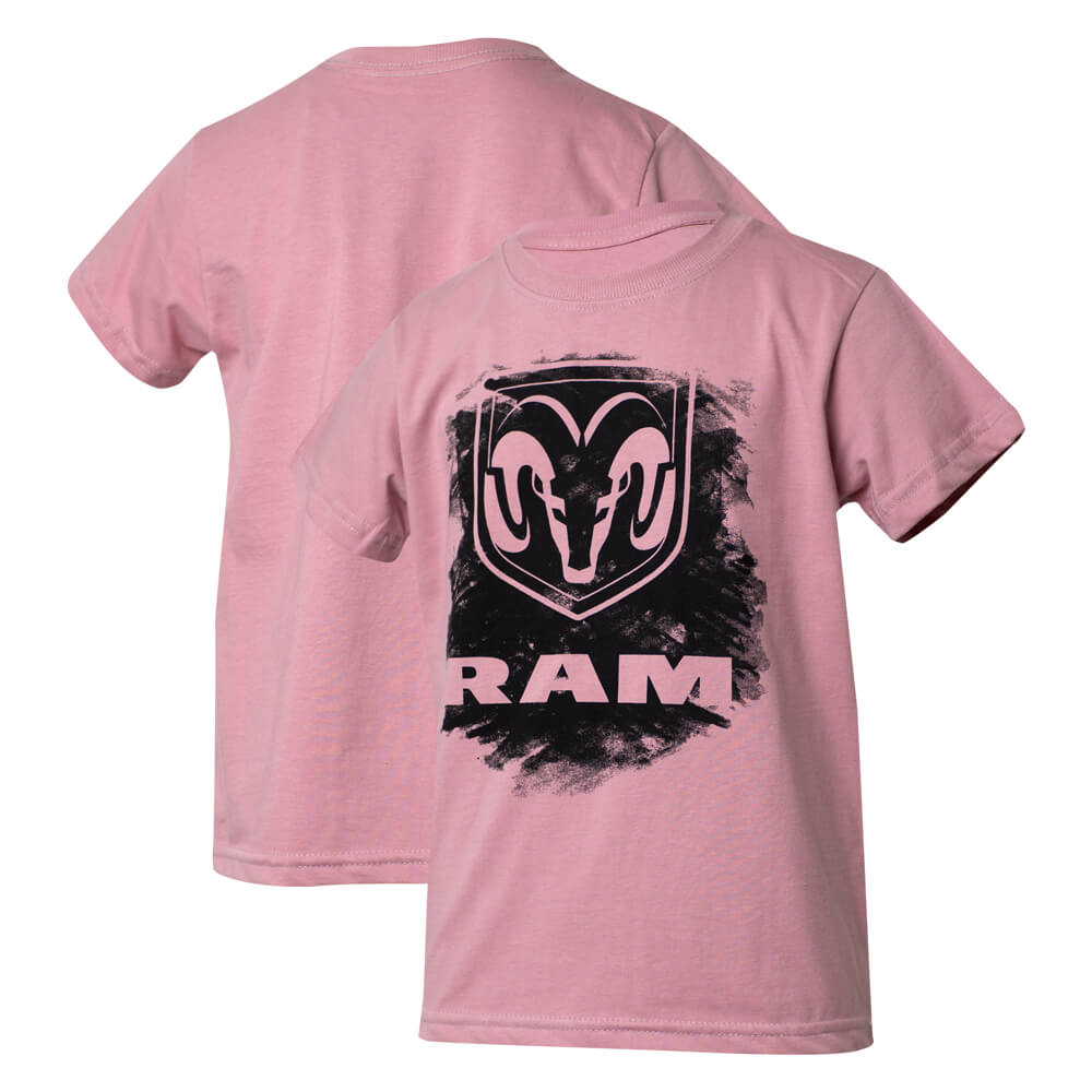Camiseta Inf. DTG RAM Press - Rosa