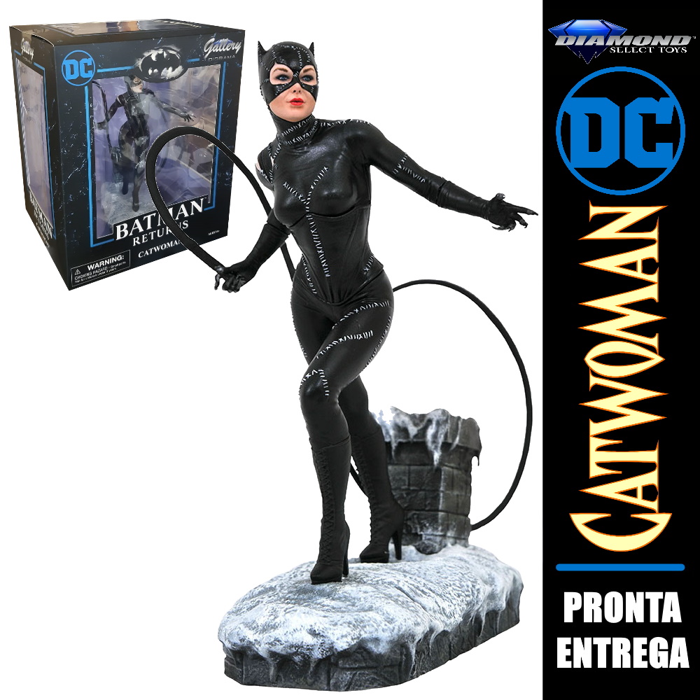 Catwoman Batman Returns DC Gallery DC Comics Diamond Select  - SAMERSAN Colecionaveis