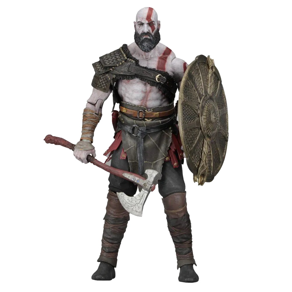 Kratos God of War 1/4 Game PlayStation - NECA  - SAMERSAN Colecionaveis