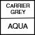 CARRIER GREY/AQUA