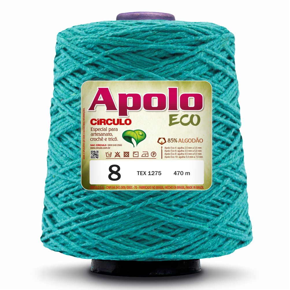 Barbante Apolo Eco Colorido N08 600g - Círculo
