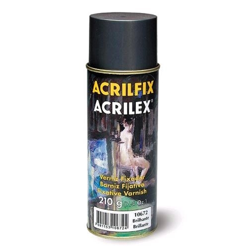 Verniz Fixador Brilhante Acrilfix 300 Spray - Acrilex-FOSCO
