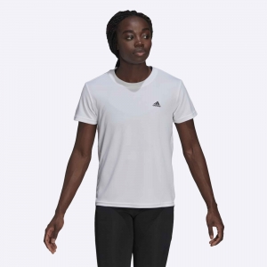 Camiseta Adidas Aeroready Designed 2 Move Feminina Branca