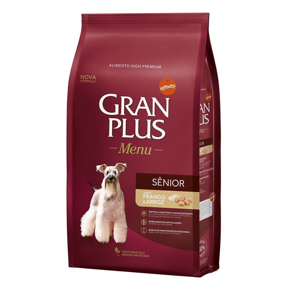 Gran Plus Cães Senior 3kg