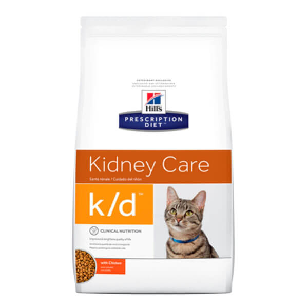Ração Hills Prescription Diet Feline KD Cuidado Renal para Gatos 1,8kg