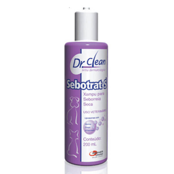Sebotrat S Dr Clean Shampoo Cães e Gatos 200ml