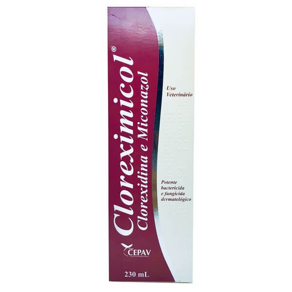 Shampoo Antisséptico e Antifúngico Cloreximicol Cepav 230ml