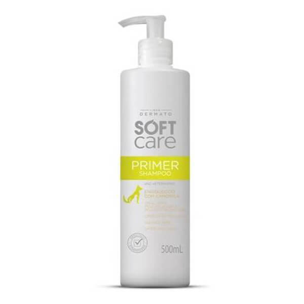 Shampoo Dermatológico Primer Soft Care Cães e Gatos 500ml