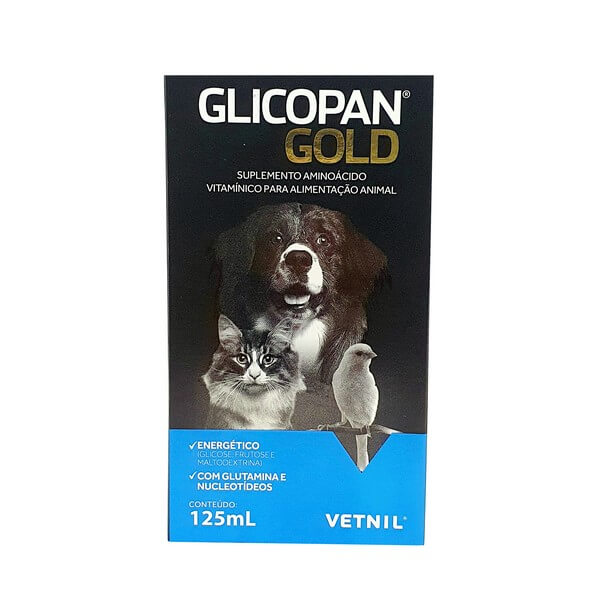 Suplemento Alimentar Glicopan Gold Vetnil 125 ml