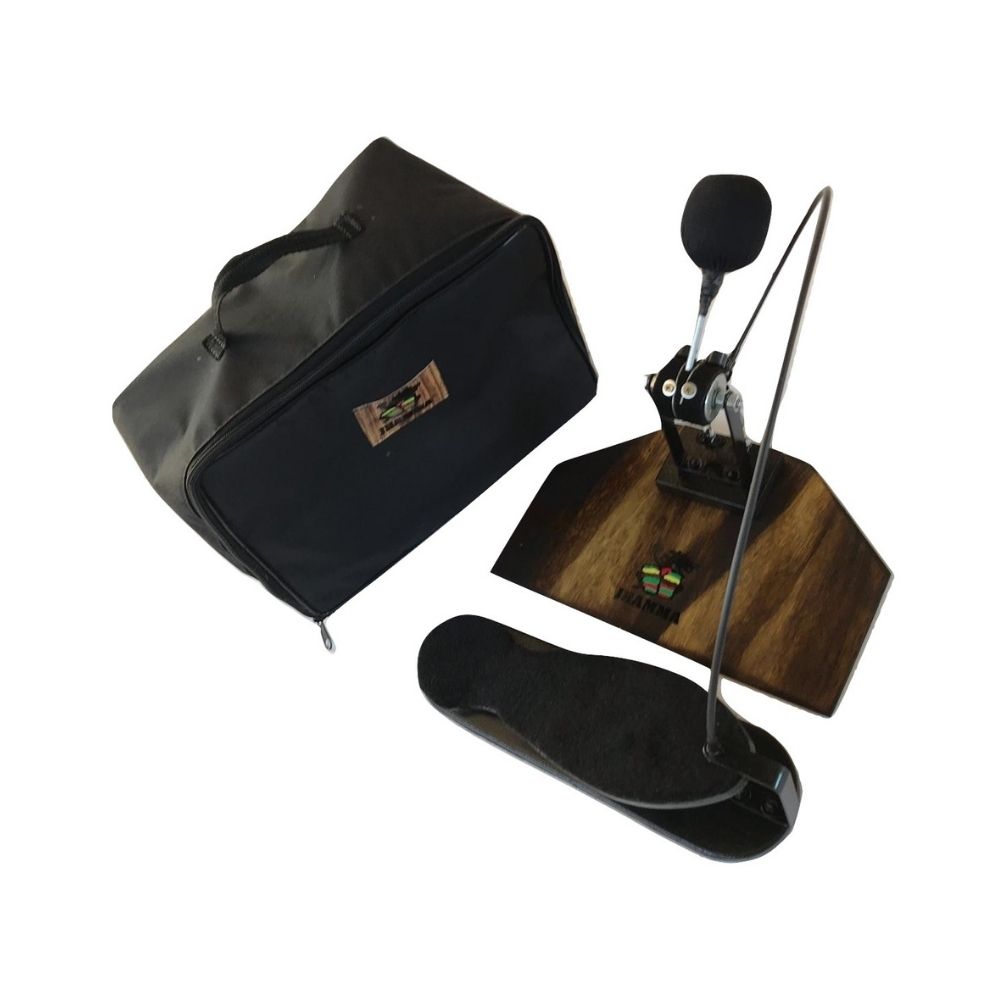 Pedal Para Cajón Reto e Inclinado + Bag de Transporte Jhamma Percussões