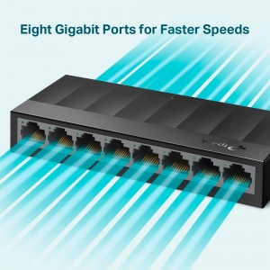 Switch TP-LINK Gigabit de mesa de 8 portas - LS1008G [F030]