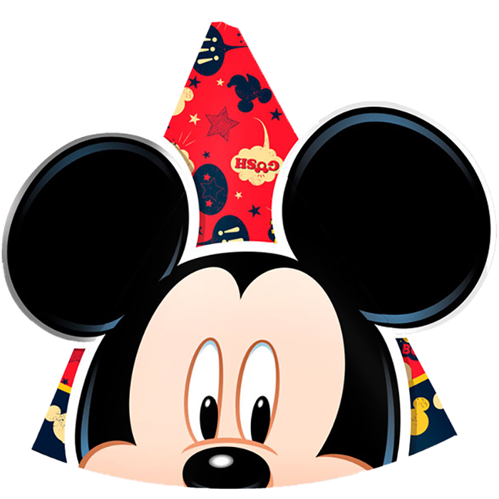 Chapéu Mickey Mouse/12 Unidades