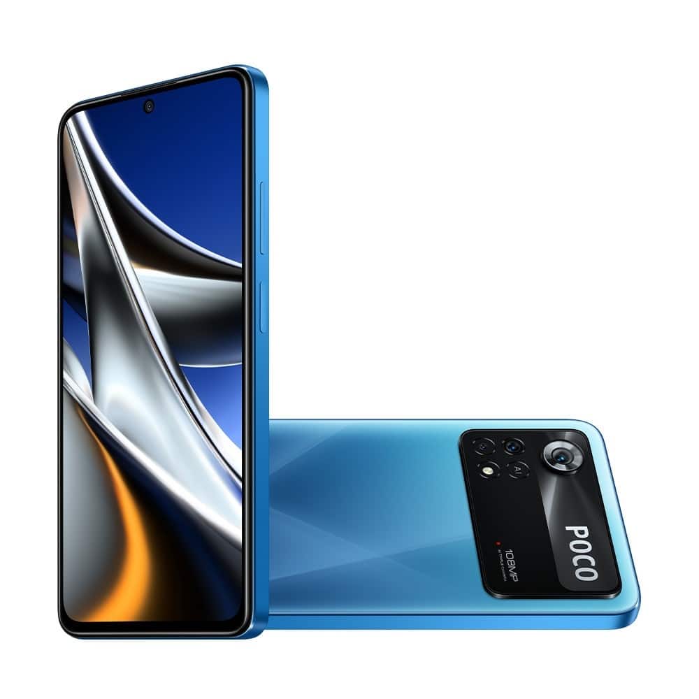 Smartphone POCO X4 PRO 256gb 8gb RAM (Laser Blue) Azul - Xiaomi