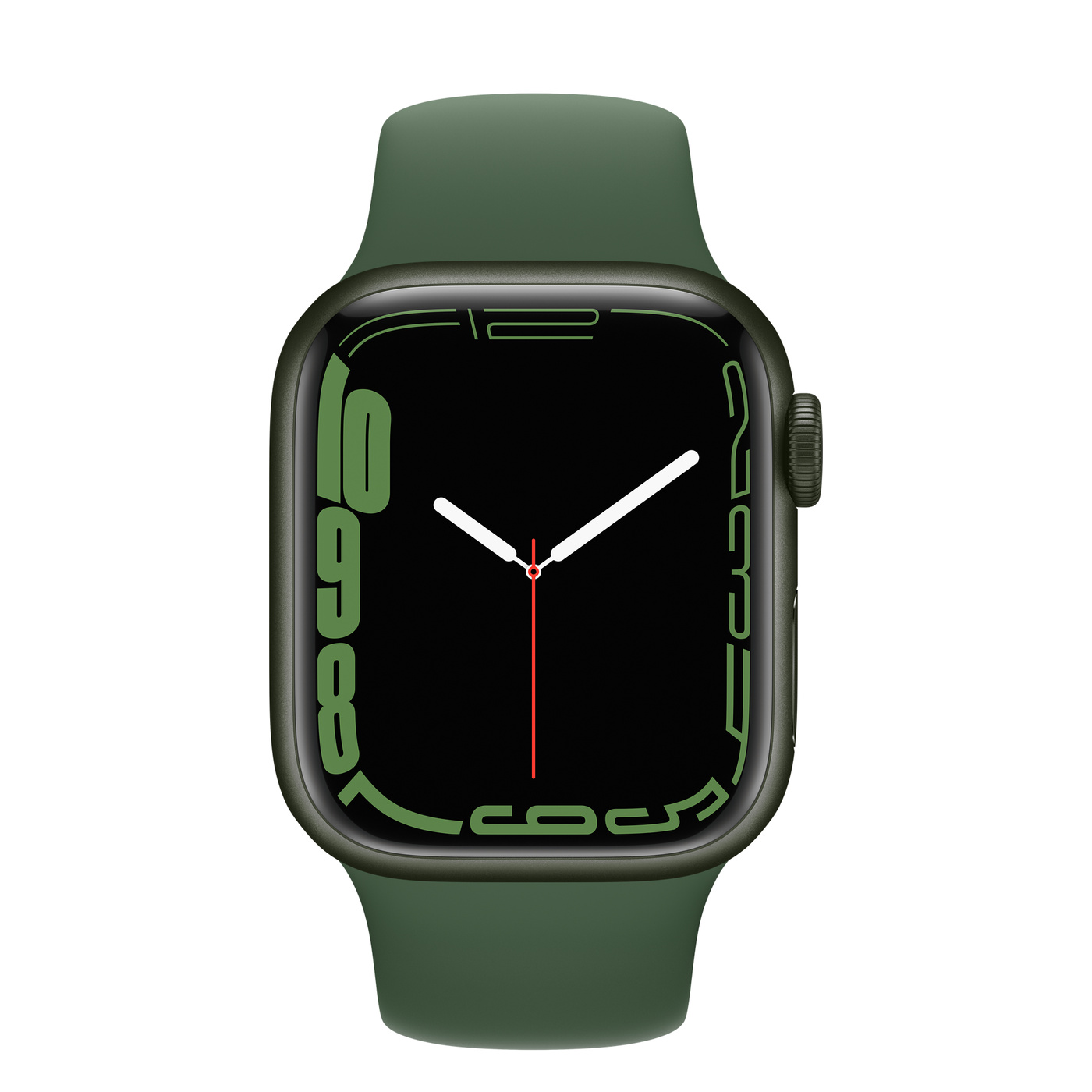 Smartwatch Apple  Series 7 Green Aluminum Case com Green Sport Band 41mm (GPS) (A2473)