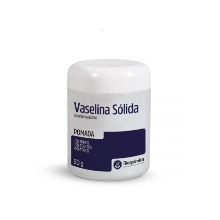 Vaselina Sólida Pomada 90G - Grau Farmacêutico - RIOQUIMICA