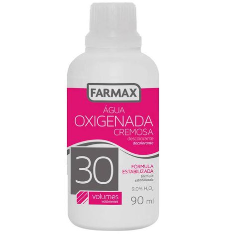Água Oxigenada Cremosa 30 volumes - 90 ml (Farmax)