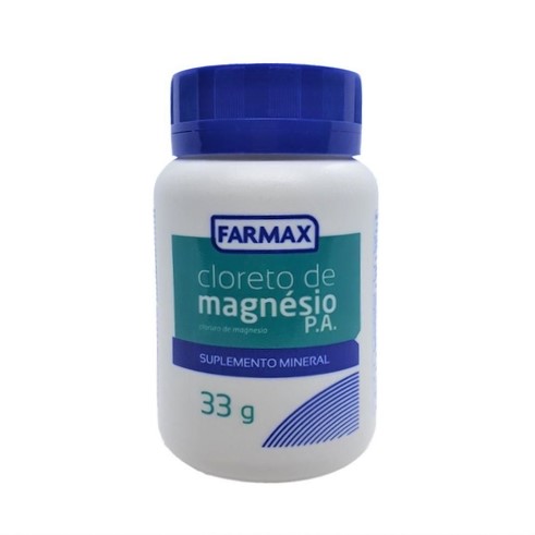 Cloreto de Magnésio PA em Pó 33g - Farmax