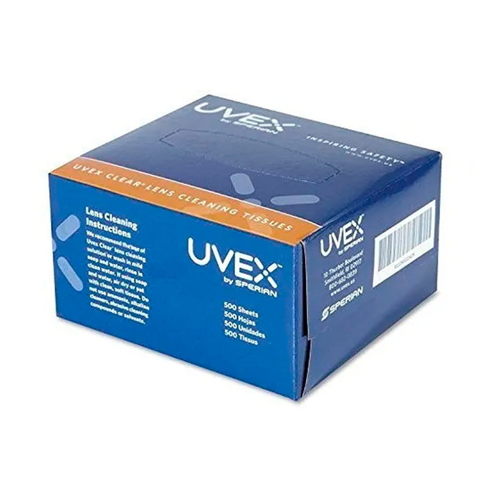 Lenço de Limpeza de Lentes Uvex S462 com 500 und