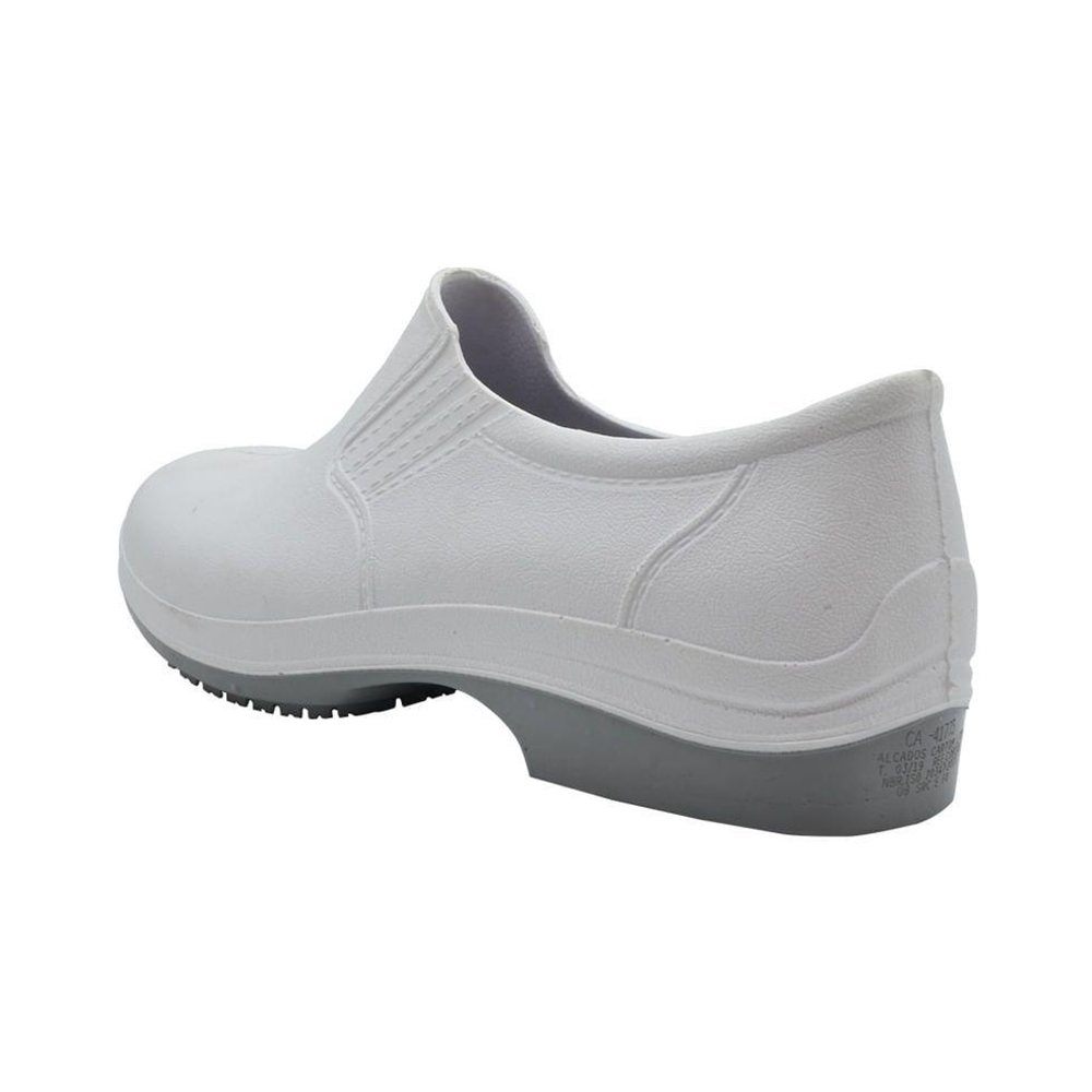 Sapato Antiderrapante Cartom 1000 Solado Bidensidade Branco
