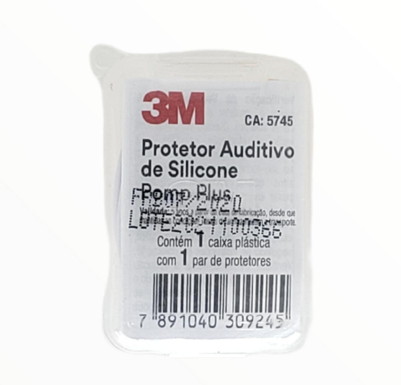 Protetor Auricular Pomp Plus C/Cordao Branco Ca 5745 3M                                                                 