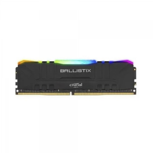 Memória Crucial Ballistix 8GB RGB 3200MHz DDR4 CL16 Preta