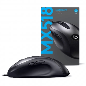 Mouse Gamer Logitech Mx518 16.000 Dpi Com Fio 8 Botões