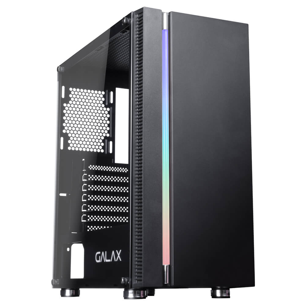Gabinete Gamer Galax Quasar RGB Mid Tower Preto GX600