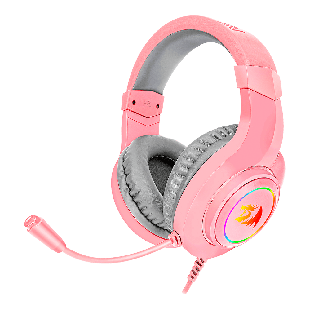 Headset Gamer Redragon Hylas H260P-RGB Pink
