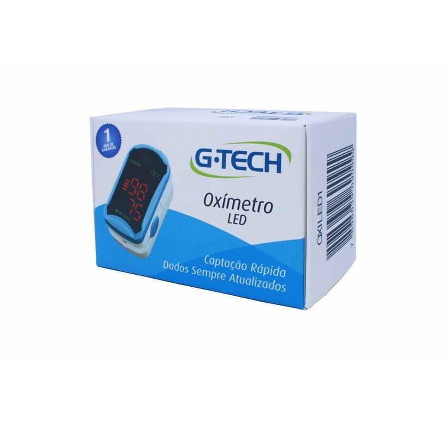 Oxímetro Digital de Pulso de Dedo Portátil LED- G-Tech