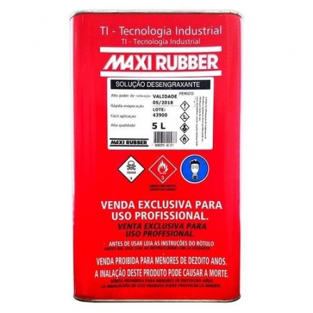 Solução Desengraxante 5L Maxi Rubber