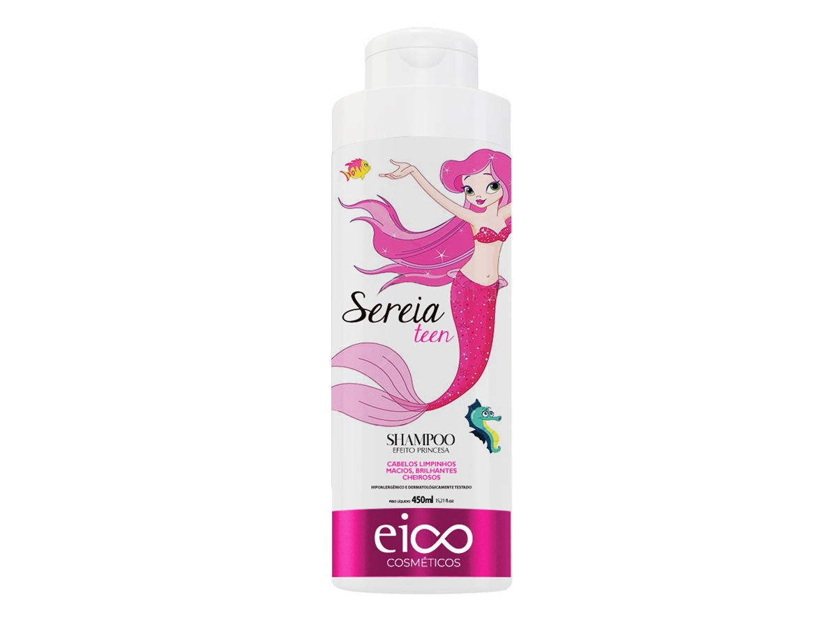 Eico Shampoo Infantil Sereia 450ml