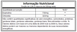 Chlorella + Espirulina (60caps) - Tea Fit - Nical