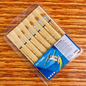 Kit Pincel Da Vinci Junior 8 un Séries 303 e 304 com Tapetinho de Bambu