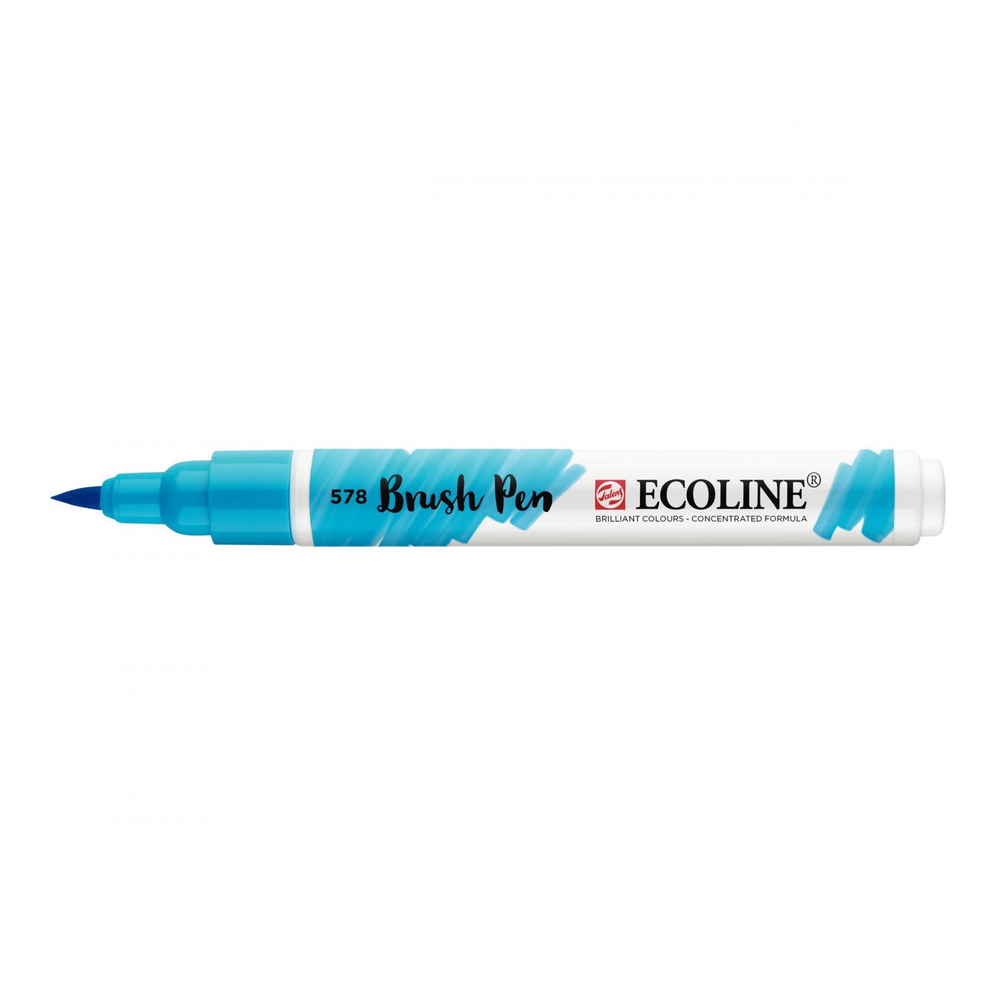 Caneta Pincel Talens Ecoline Brush Pen 578 Sky Blue